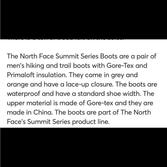 The North Face Summit Series Boots - Picture 4 of 4